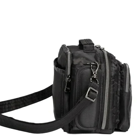 LUG Rider Crossbody / Shoulder Bag / Top Handle Bag - Black - Picture 3 of 16